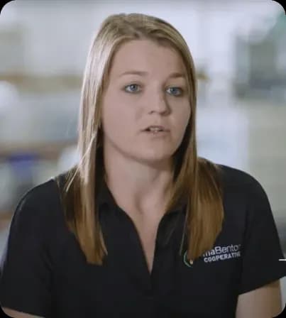 father and son in a corn field